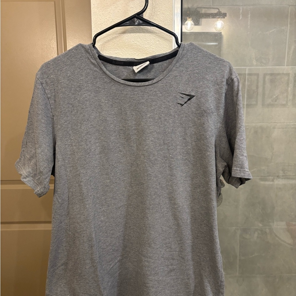 Gymshark Men’s Light Gray Short-Sleeve Training Tee